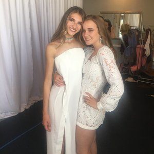 Long Sleeved Lace Romper